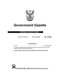 National Prosecuting Authority Amendment Act