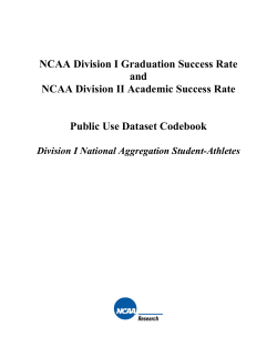 Division I National Aggregation Student-Athletes