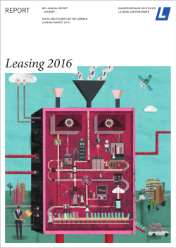 The German Leasing Market 2015