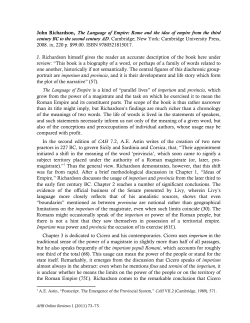 John Richardson, The Language of Empire