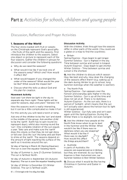 Seasons of the World - The Children`s Society