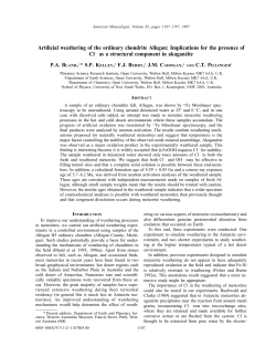 Full Text  - Mineralogical Society of America