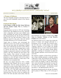 Hillsboro Community Library News