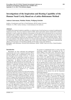 Investigations of the Inspiration and Heating Capability of the