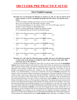 sbi clerk pre practice set-02