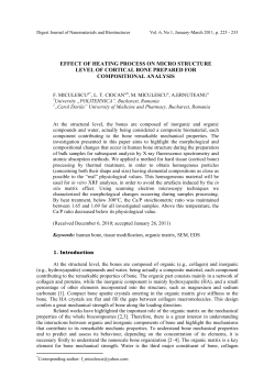 effect of heating process on micro structure level of cortical bone