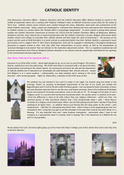 catholic identity - Catholic Diocese of Ballarat