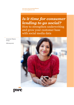 Is it time for consumer lending to go social?