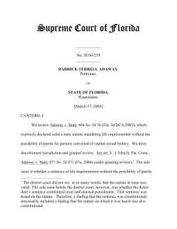 Opinion - Florida Supreme Court
