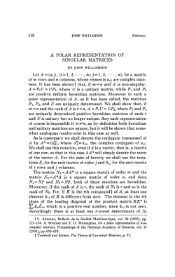 118 JOHN WILLIAMSON [February, A POLAR