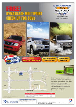 suv dynatrade multipoint check -up