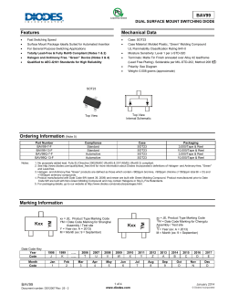 BAV99-7-F Datasheet - Diodes Incorporated