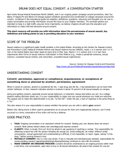 drunk does not equal consent: a conversation