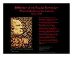 Exhibition of the Fascist Revolution