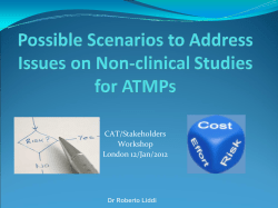 Presentation - Possible scenarios to address issues in non