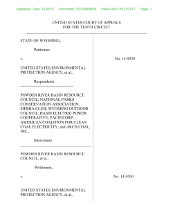 UNITED STATES COURT OF APPEALS FOR THE TENTH CIRCUIT