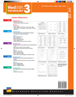 Kit 3_Unit 25_TG.indd - Benchmark Word Study Resource