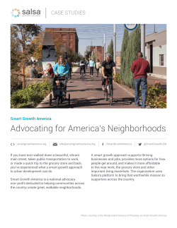 Advocating for America`s Neighborhoods