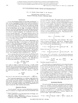 On Collinear Wake Field Acceleration