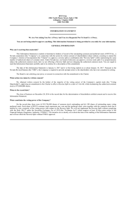Information Statement