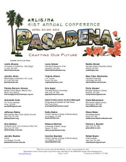 Leslie Abrams Louis Adrean Nedda Ahmed Jennifer Akins Virginia