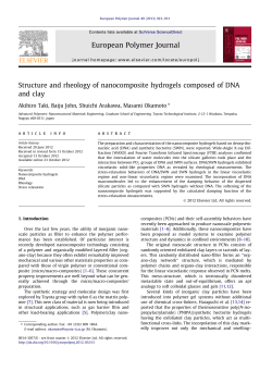 Structure and rheology of nanocomposite hydrogels composed of