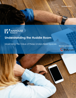 Understanding the Huddle Room