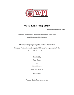 ASTM Leap Frog Effect - Worcester Polytechnic Institute