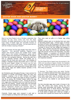 easter eggs and easter bunny!