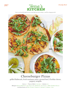 Cheeseburger Pizzas