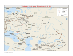 The Golden Horde under &Ouml;zbeg Khan, 1313&ndash;1341