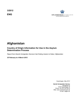Afghanistan - Ny i Danmark