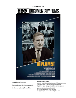PressNotes_THE DIPLOMAT_Tribeca2015