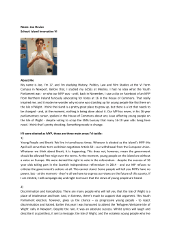 Joe Davies - Isle of Wight Council