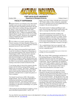 alumni news - Fort Hays State University