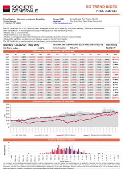 sg trend index - Societe Generale CIB