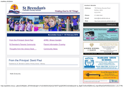 AustNews ePublisher - St Brendan`s Catholic Primary School, Mackay