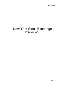 New York Stock Exchange