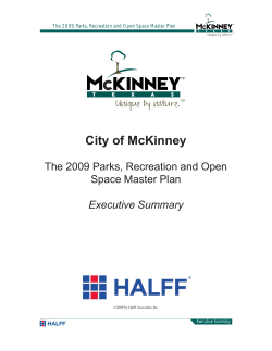 Executive Summary - City of McKinney
