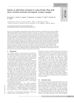 Kinetics of solid hydrate formation by carbon dioxide: Phase field