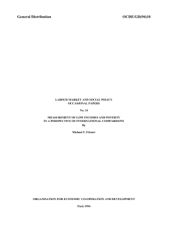 General Distribution OCDE/GD(94)10