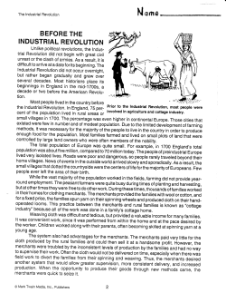 INDUSTRIAL REVOLUTION