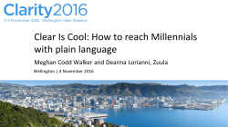 Clear Is Cool: How to reach Millennials with plain language