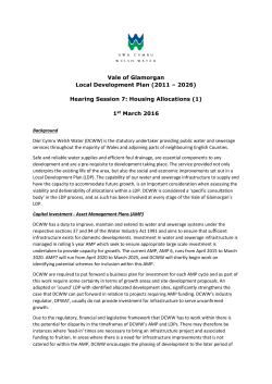Hearing Statement - Vale of Glamorgan Council