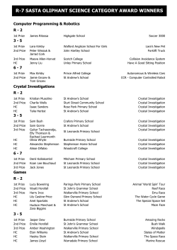 r-7 sasta oliphant science category award winners