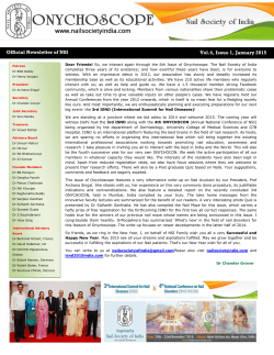 Sixth NSI Newsletter