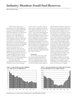 Industry Monitor: Fossil Fuel Reserves