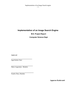 Implementation of an Image Search Engine