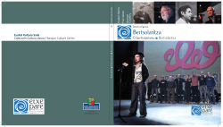 Garzia, Joxerra, Bertsolaritza, El bertsolarismo, Bertsolaritza