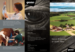 Geno AI center at Store Ree